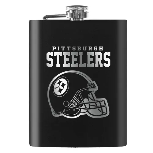 Pittsburgh Steelers NFL Flachmann Edelstahlflasche 230ml in blau von Mustang