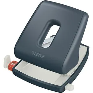 Leitz Locher 5004-00-89, Cosy, grau, Bürolocher, Stanzleistung ca. 30 Blatt