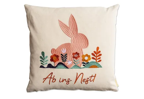 PAPIERDRACHEN Kissenbezug Kissenbezug für die Oster-Dekoration - in Größe 40x40cm, langlebig, robust und wiederverwendbar