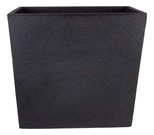 Pflanzkasten Blumenkasten Kunststoff 60x26x60 cm - Rechteckiger Pflanzkübel aus robustem Kunststoff in anthrazit, ideal für Balkon und Garten, mit optimalen Maßen für kreative Begrünung.