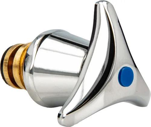 tecuro Hahnoberteil Sanitäroberteil 1/2 Zoll, mit Dreisterngriff, für Armaturen - blau