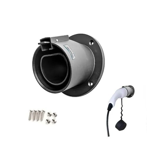 Wallbox24 Winkel Steckerwandhalterung Typ 2 Ladekabel Wallbox Ladestation Wallbox24 Plug Holder