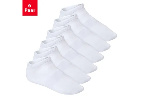 Footstar Kurzsocken Damen & Herren Fitness Sneaker Socken (6 Paar) Mesh-Strick