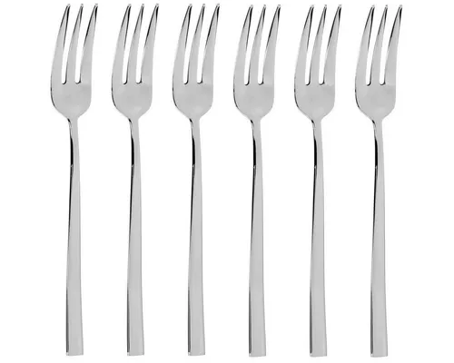 sambonet Besteck-Set Rock Kuchengabeln-Set 6-tlg. in silber von Sambonet