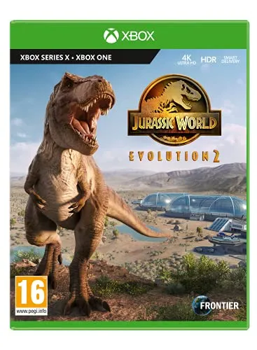 Jurassic World Evolution 2 (Xbox Series X) - Spiele für Xbox Series X & S, erlebe eine fesselnde Geschichte mit Chaos Theory Mode und kreativen Management-Tools für einzigartige Dino-Abenteuer.