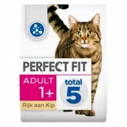 Perfect Fit Adult 1+ mit Huhn Katzenfutter 2 x 1,4 kg - Premium Katzenfutter für ausgewachsene Katzen, reich an Huhn und unterstützt die Gesundheit und Vitalität Ihrer Katze.