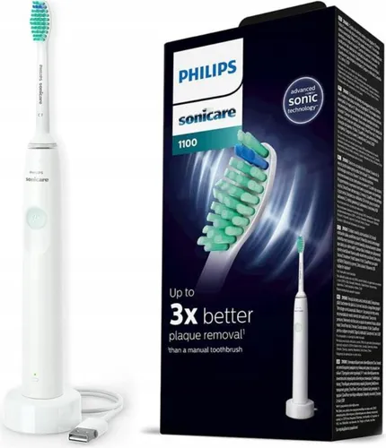 Philips HX3641/11 Series 1000 Schallzahnbürste - Elektrische Zahnbürsten mit bis zu 31.000 Bürstenbewegungen pro Minute für gründliche Reinigung und bis zu 2 Wochen Akkulaufzeit – für ein strahlendes Lächeln und gesundes Zahnfleisch!