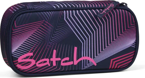 Seismic Pink Schlamperbox - Stylische Schlamperbox für kreative Köpfe, ideal für Schule und Freizeit. Mit einer Breite von 10 cm und leichtem Gewicht von 200 g.