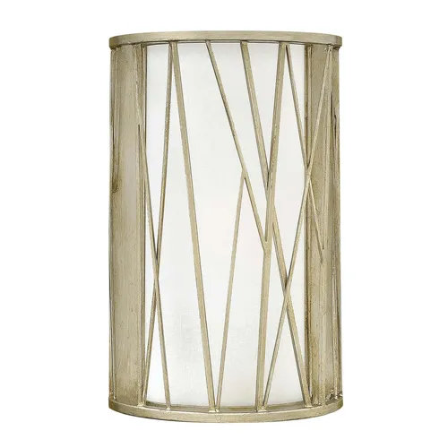 Nest Wandleuchte - Blattsilber, 1-flammig - Moderne Wandleuchte in Blattsilber, inspiriert von natürlichen Mustern. Ideal für stilvolle Innenräume, dimmbar und mit elegantem Opalglas.
