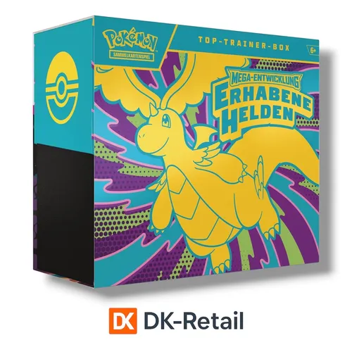 Pokémon Ascended Heroes Elite Trainer Box EN - Neu und Versiegelt - Erleben Sie die spannende Welt des Pokémon TCG mit dieser Elite Trainer Box. Ideal für Sammler und Spieler, bietet sie alles, was Sie für Ihr nächstes Abenteuer benötigen.