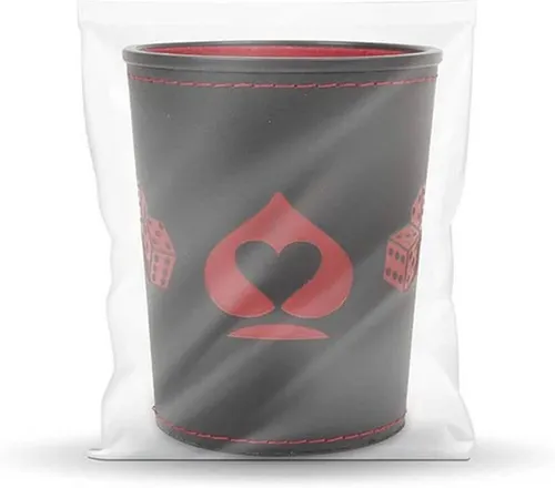 Cartamundi Spiel Premium Lederwürfelbecher