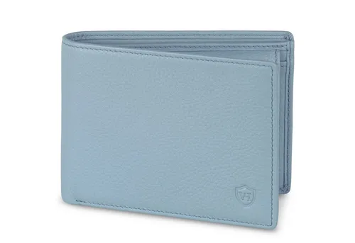 VON HEESEN Geldbörse mit RFID-Schutz und 13 Kartenfächern - Elegante Ledergeldbörse im Querformat, handgefertigt aus vollnarbigem Nappaleder. Mit 12 Kartenfächern und RFID-Schutz bietet sie Sicherheit und Stil. Ideal als Geschenk in edler Verpackung.