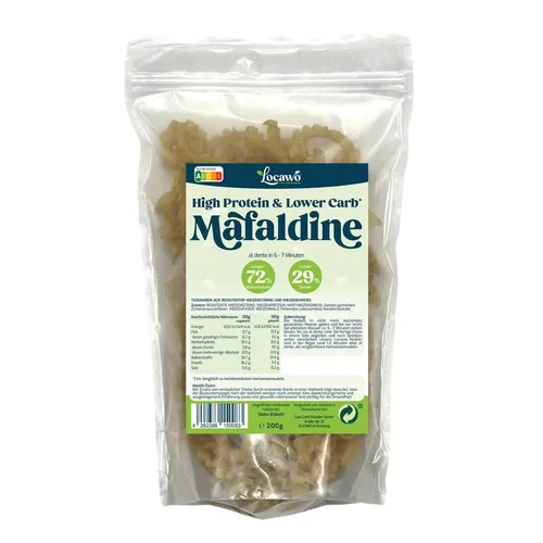 Locawo High Protein & Low Carb* Mafaldine | Pasta | Nudeln 200g