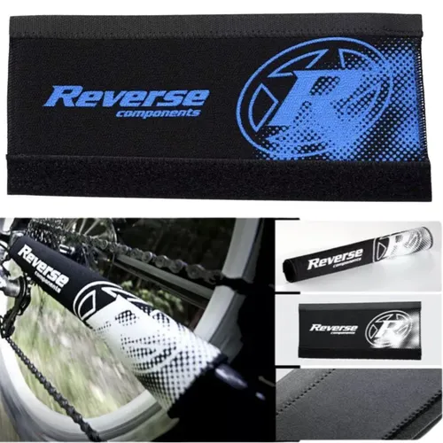 Reverse Fahrrad E-Bike Mountainbike Neopren Kettenstrebenschutz Schwarz/Blau
