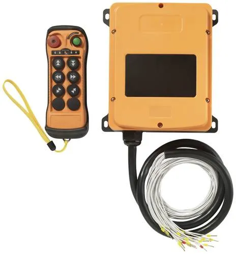 TRU COMPONENTS Industrielle Funkfernsteuerung 6x2-Kanal - Funk-Wandsender mit 6 Knöpfen und 2 Geschwindigkeiten, ideal für eine Reichweite von über 100 m, unterstützt 12 - 24 V AC/DC.