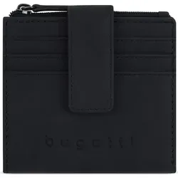 bugatti Luca kleines Portemonnaie - Mini-Geldbörse aus Leder mit RFID-Schutz, 9 Kartenfächer und handgefertigt in elegantem Vintage-Look
