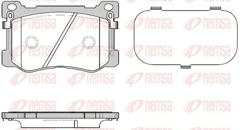 Remsa Bremsbelagsatz 1475.12