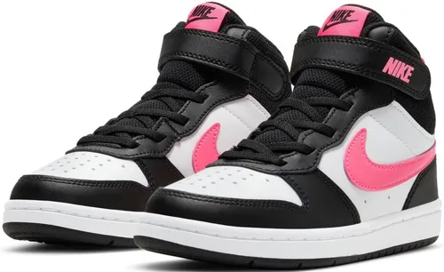 Hoher Sneaker COURT BOROUGH MID 2 - Damen - Schwarz - Größe 32 - Stylische Damen Sneaker von NIKE im angesagten Schwarz, aus hochwertigem Synthetik mit bequemem Textilinnenfutter für optimalen Tragekomfort.