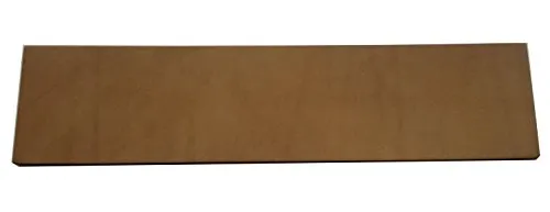 XXL Lederabziehriemen NATUR, unbehandelt, Abziehleder 30cm x 7cm (Leder Natur glatte Oberfläche)