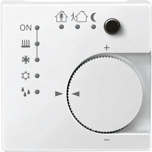 KNX Raumtemperaturregler UP/PI 4fach, Polarweiß matt