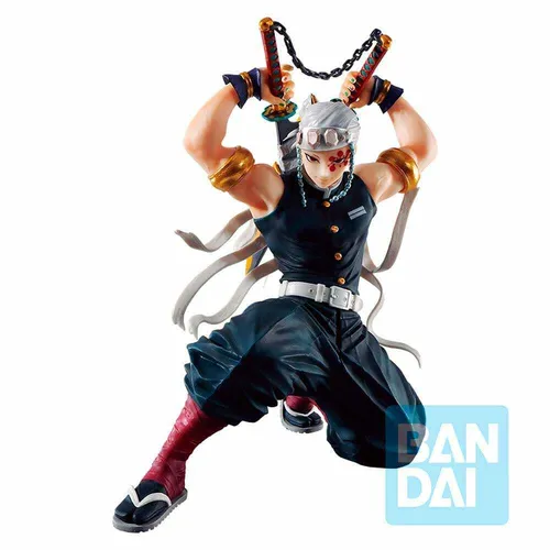 Ichibansho Figure Ichiban - Demon Slayer: Tengen Uzui 20,1 cm - Model Statuen, handgefertigte PVC-Figur aus Demon Slayer, ideal für Sammler und Anime-Fans, um die aufregende Welt von Kimetsu no Yaiba zu erleben.