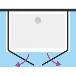 BERNSTEIN Duschkabine U-Form 8mm ESG