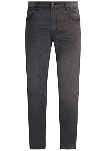 !Solid SDFinlay Herren Jeans mit Stretch - Grey Denim 33/34 - Hochwertige Regular Fit Jeans aus Baumwollmischung, mit angenehmem Tragegefühl und nachhaltiger Produktion. Ideal für vielseitige Outfits, ob lässig oder business.