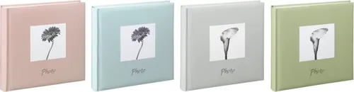 Hama Jumbo-Album 106298 Susi Pastell 30x30cm - Elegantes Jumbo Fotoalbum, 100 weiße Seiten für kreative Erinnerungen und stilvolle Präsentation