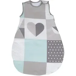 SCHLAFSACK - Happy Patch mint - Länge 90cm