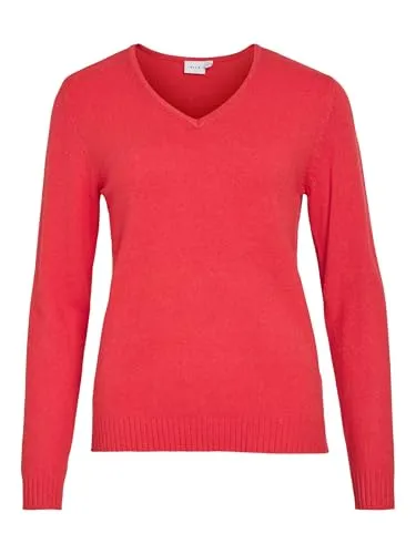 Vila Female Strickpullover VIRIL V-Ausschnitt