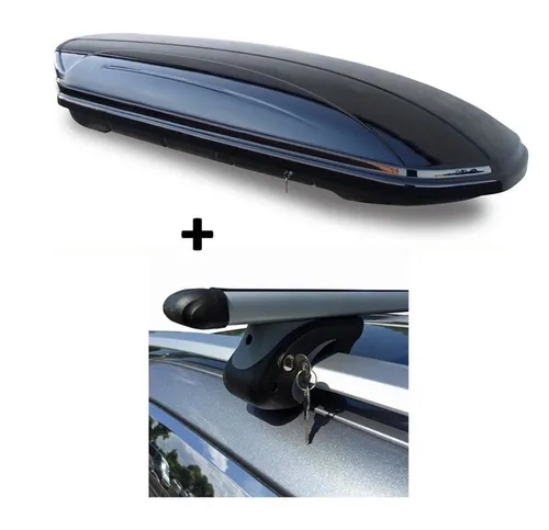 Dachbox VDPMAA580 Relingträger Alu kompatibel mit Chrysler kompatibel mit für Jeep Grand Cherokee WJ/WG 92-01