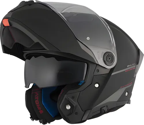 Mt Helmets Atom 2 Sv Solid Black Kask Motocyklowy L