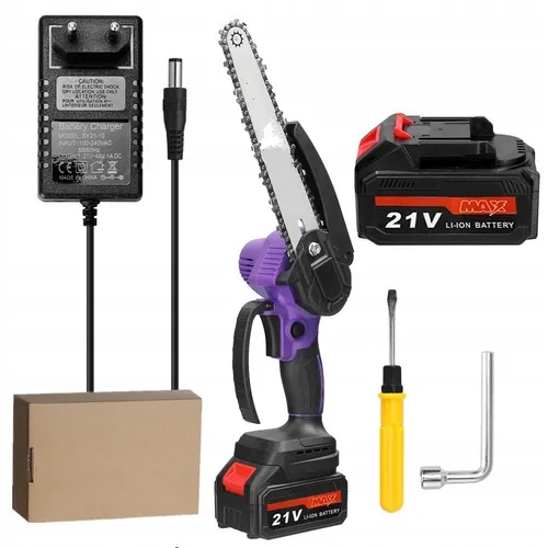 Elektrische Kettensäge 7,30 Zoll mit 2 Akkus – JQ03