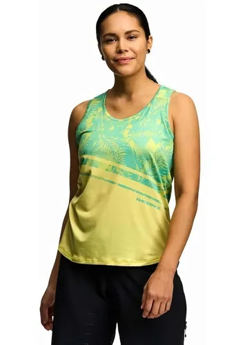 Race Face Damen Trikot Wave Tankint 96811 - Gelb/Grün - Stylisches Damen Tank-Top in Gelb/Grün, perfekt für sportliche Aktivitäten. Hergestellt aus hochwertigem Polyester für optimalen Tragekomfort und Bewegungsfreiheit.