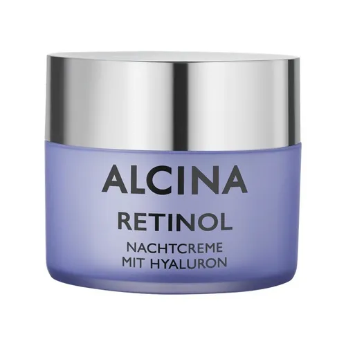 ALCINA Retinol Nachtcreme 50 ml - Medizinische Körperpflege mit Anti-Aging Effekt, fördert glatte und straffe Haut in nur 2 Wochen.