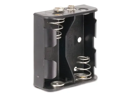 Batteriehalter, 2x Baby, Clipanschluss von Eneroid