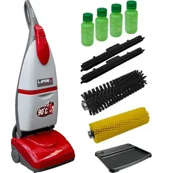 Lavor Pro Crystal Clean - Kalt-und Heißwasser-Bodenreinigungsmaschine - Effiziente Reinigungsmaschine für Böden mit 29cm Bürstenbreite, Heißwasserfunktion und elektrischem Antrieb für gründliche Reinigung in Ihrem Zuhause.