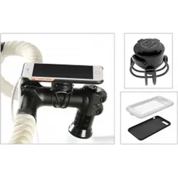 Zéfal Smartphone-Halter Z Console full kit für iPhone X 143,6x70,9x7,7mm, schwarz (1 Set) - Schwarz