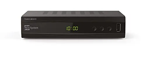 DECODER T2 TS6822 Twin PVR in schwarz von TELE System