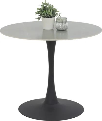 Moderner grauer Esstisch 90 cm von Hela Tische