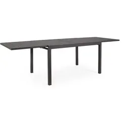 Gartenesstisch Pelagius 135-270x90 cm, Anthrazit - Gartentisch für gesellige Stunden im Freien, erweiterbar und stilvoll, ideal für Grillabende und Gartenpartys.