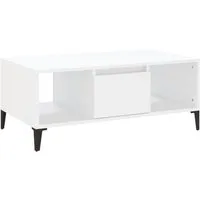 vidaXL Couchtisch Weiß 90x50x36,5 cm von vidaXL