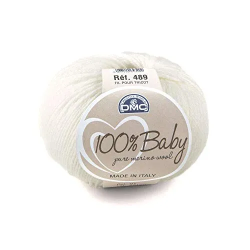 DMC - 100% Baby Wool, ideal ist für Baby-Strickwaren | 50 g, 225 m, 26 Farben