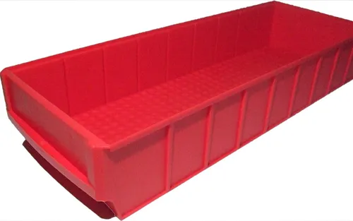Industriebox 300x183x81 mm rot Regalboxen Lagerbox Stapelbox Lager