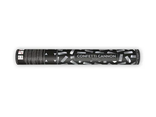 partydeco Konfetti Konfettishooter Silber 40cm