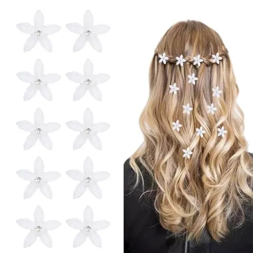 Haarklammern, -nadeln & -clips Weiß von showll