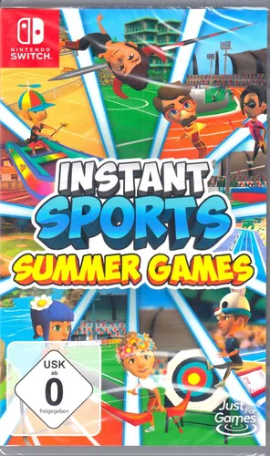 Instant Sports Summer Games - Nintendo Switch - PC- & Videospiele, spannendes Sportspiel für bis zu 8 Spieler im lokalen PvP-Modus, ideal für Sommerpartys und Spielabende.