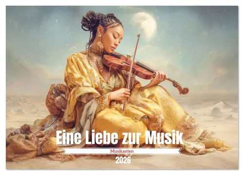 Liselotte Brunner-Klaus | Eine Liebe zur Musik - Wandkalender 2025 - Wunderschöner Wandkalender mit 14 kunstvollen Motiven, ideal für Musikliebhaber. Perfekt zur Verschönerung Ihres Raumes und für ein inspirierendes Jahr.