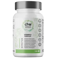 CYB Vitamin B-Komplex hochdosiert 100% vegan Tabl. 180 St