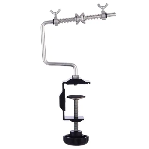 Zite Fishing Schnurspulgerät zum Angeln | Aufspulhilfe für Angelrollen | Aufspuler Monofile & Geflochtene Angel-Schnur | Aluminium Schnurspuler | Schraubklemmen-Halterung